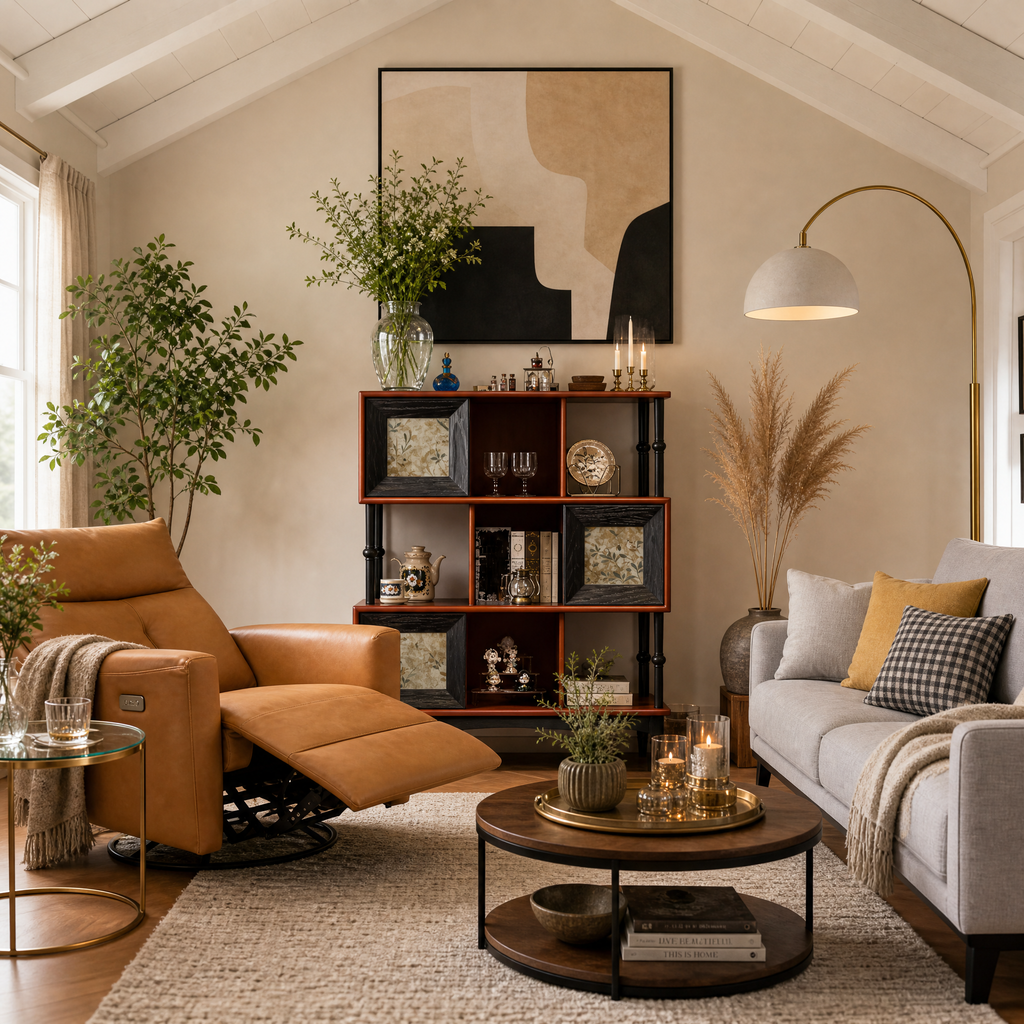 Display Cases & Sideboard
