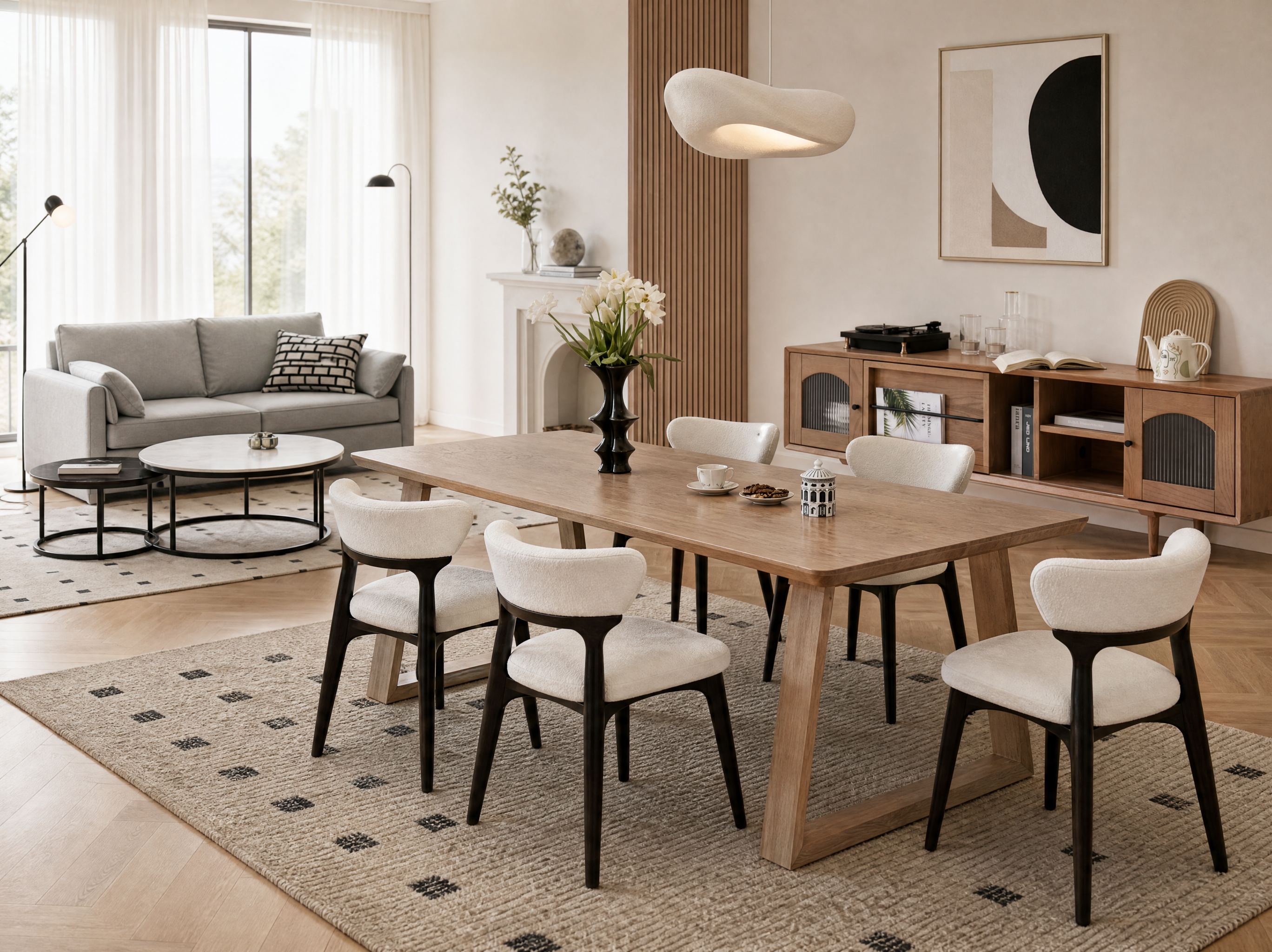 Urban Flow Dining Table