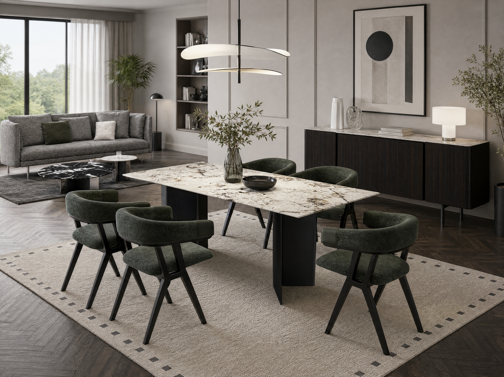 Monroe Gilded Dining Table