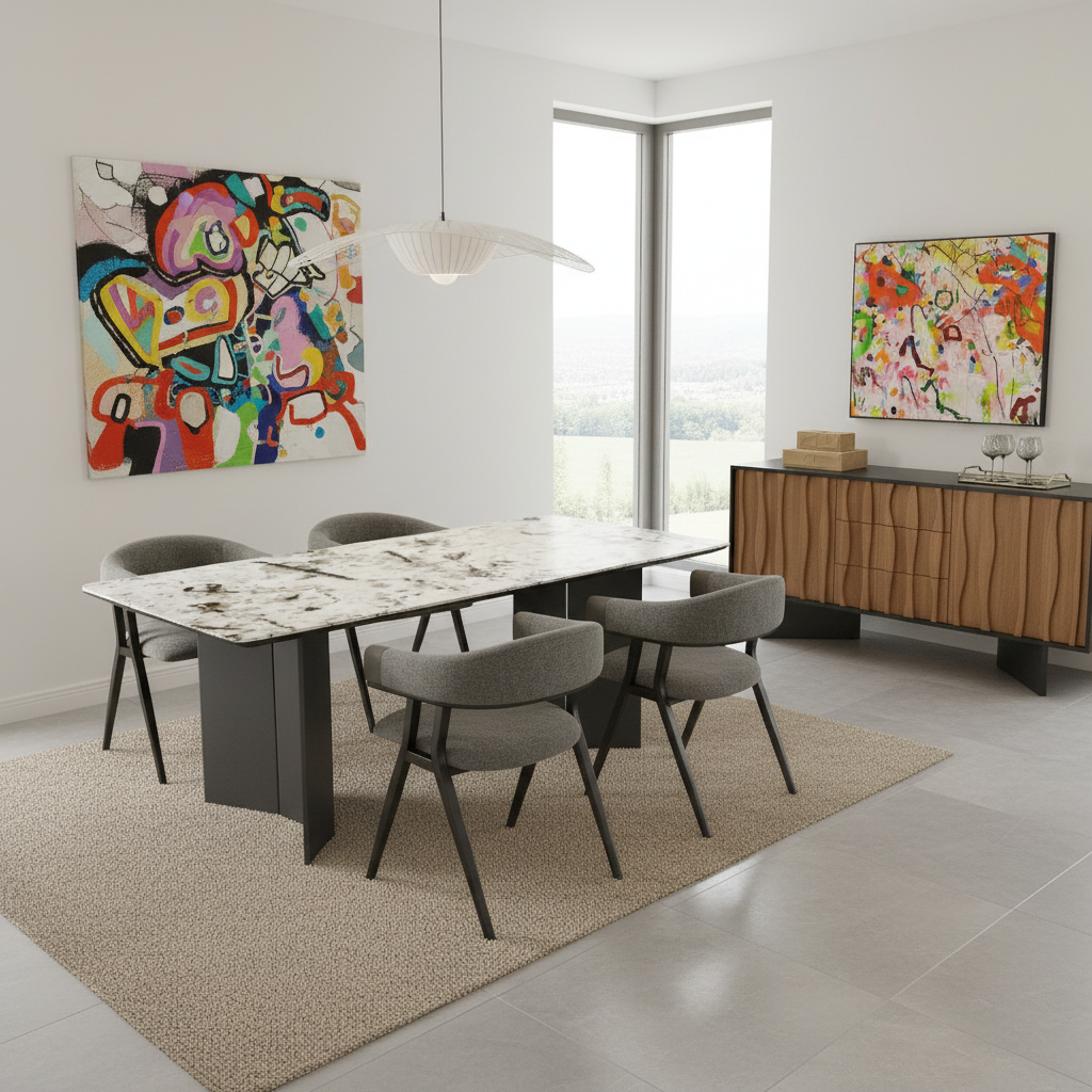 Monroe Gilded Dining Table