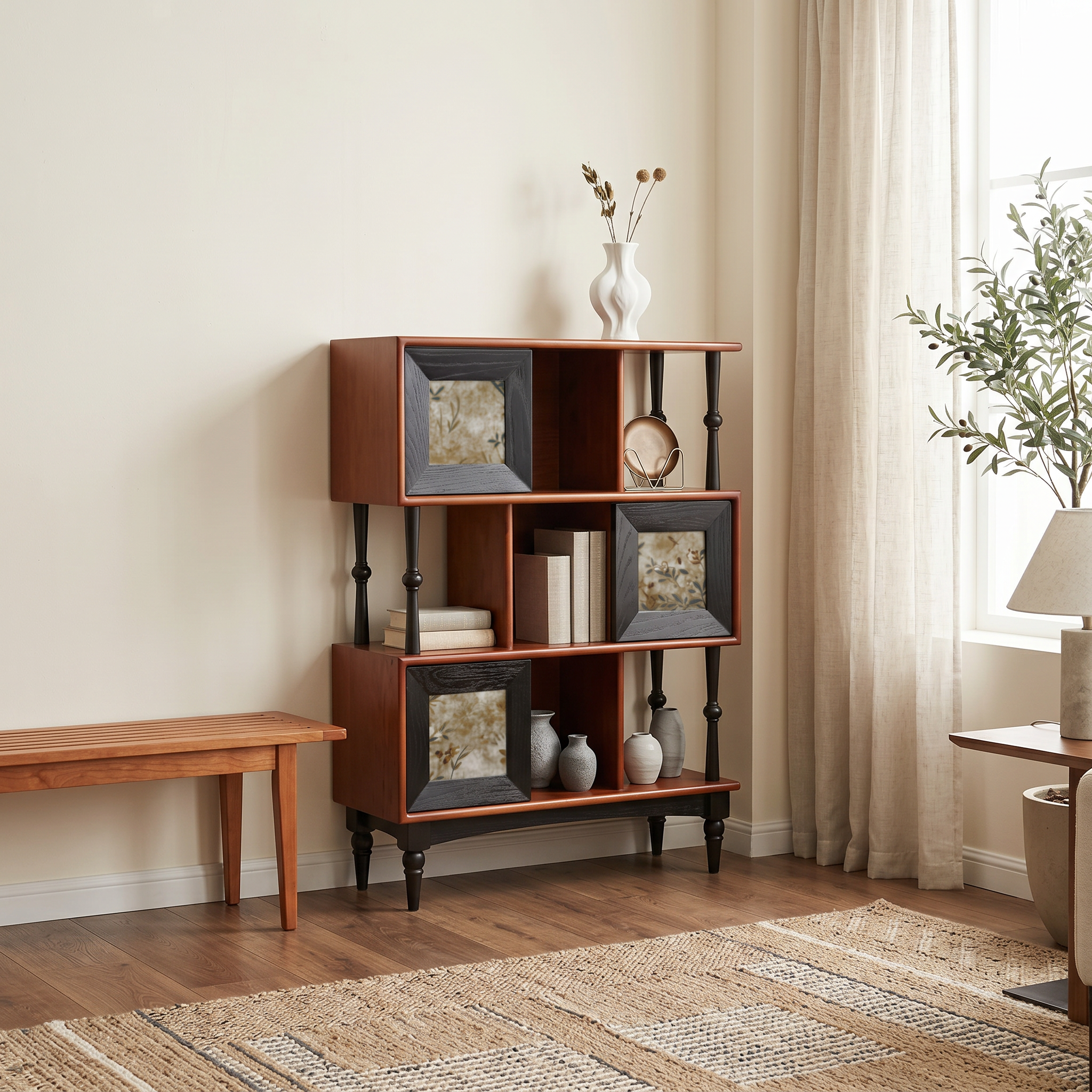 Display Cases & Sideboard