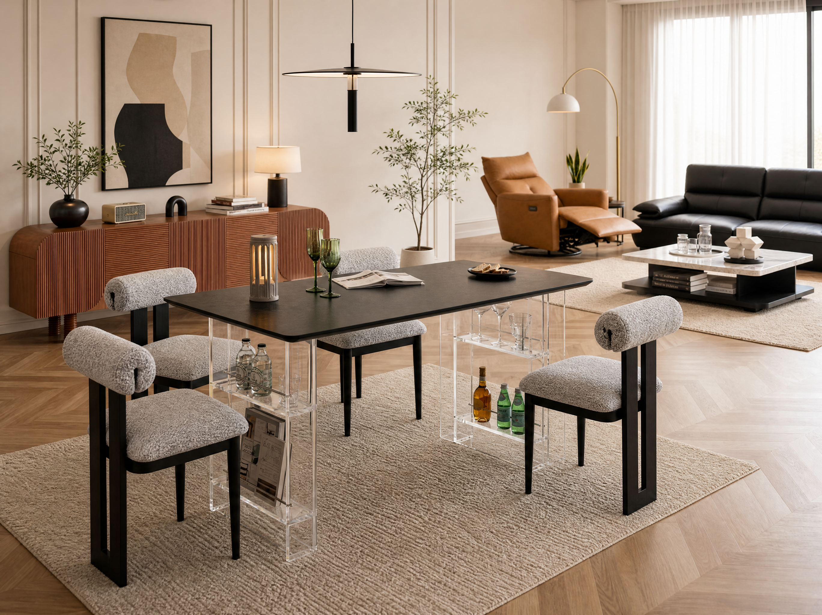Auburn Drift Dining Table