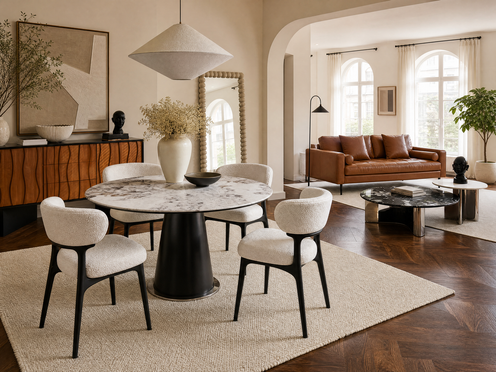 Aurora Ether Round Dining Table