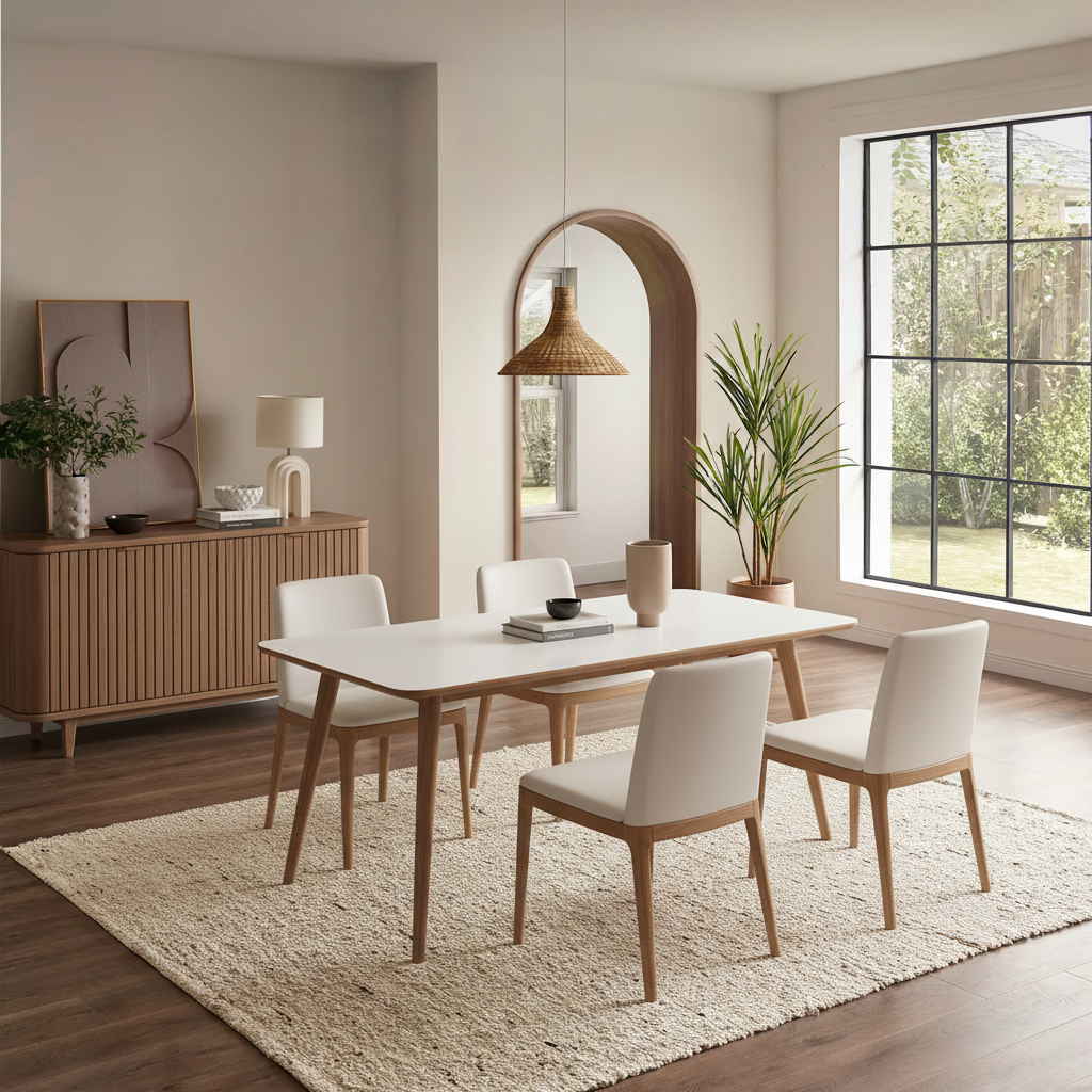 Lumi Wave Dining Table