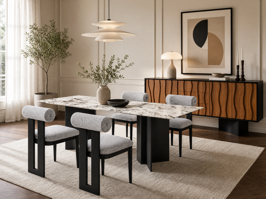 Monroe Gilded Dining Table