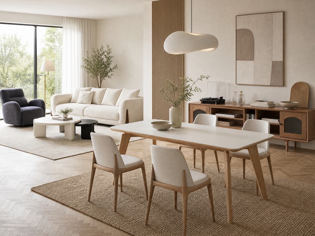 Lumi Wave Dining Table