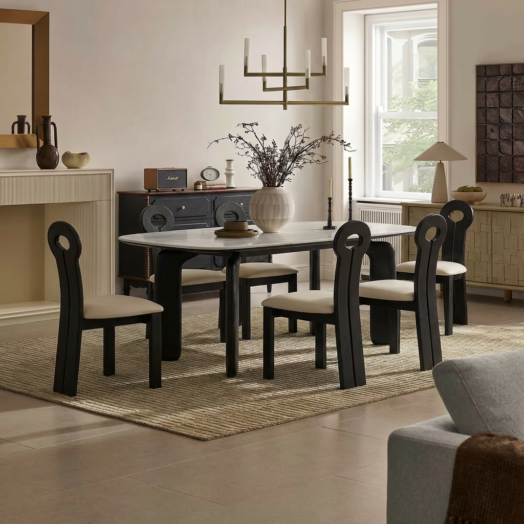 Auburn Blush Dining Table