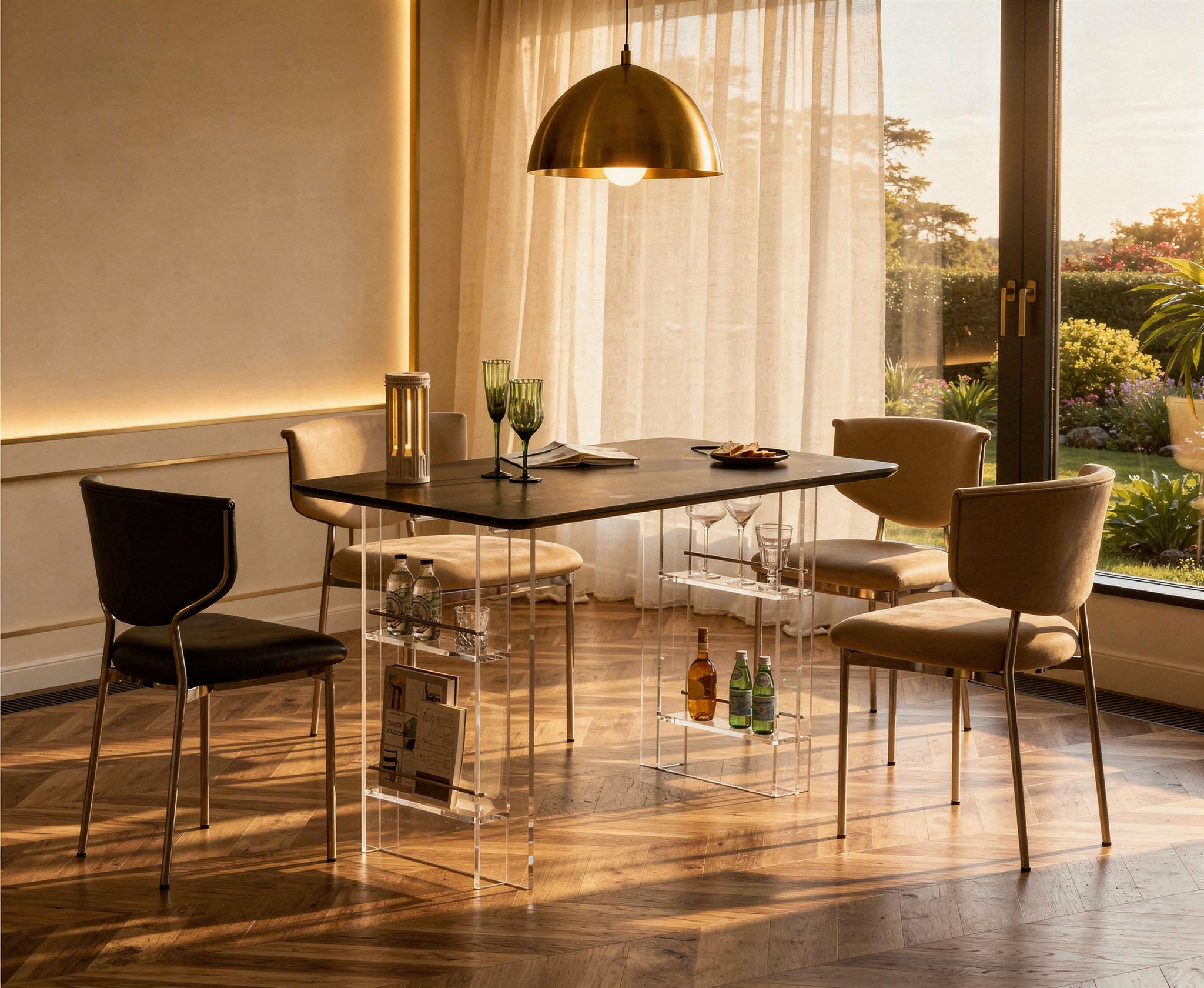 Auburn Drift Dining Table