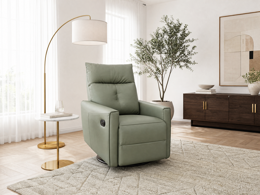 Urban Arc Electric Recliner Chair - Green